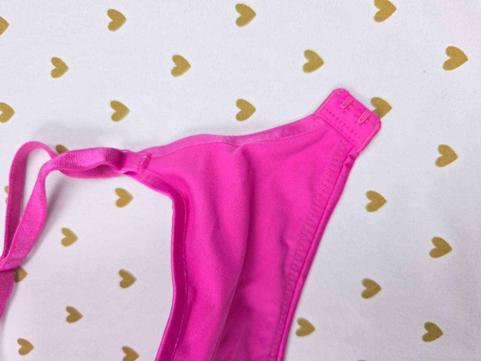 Victorias Secret SO OBSESSED Pink Push UP Satin Bra 32D