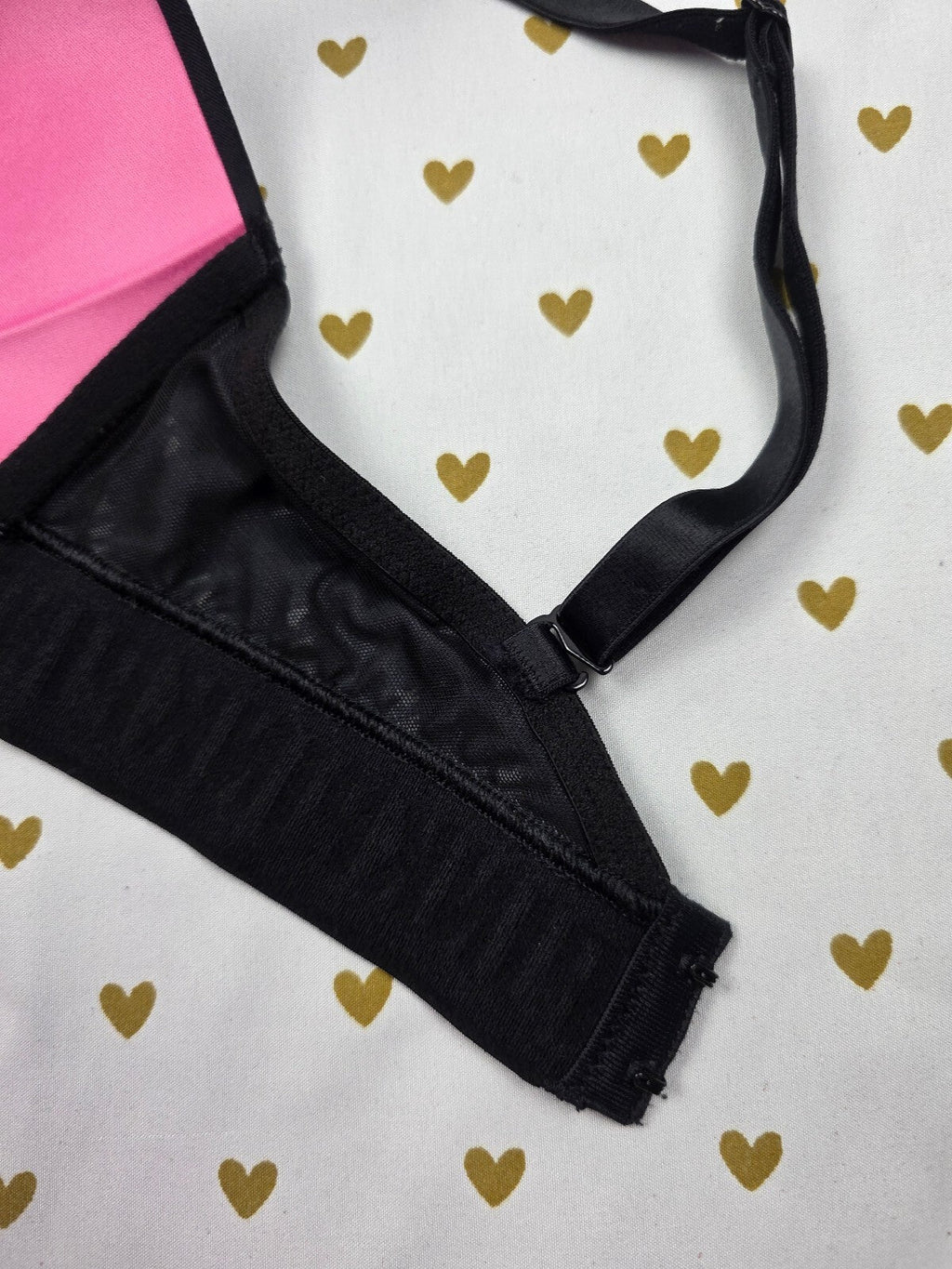 Victorias Secret Pink Logo 36C Wireless No Wire Bra Wear Everywhere
