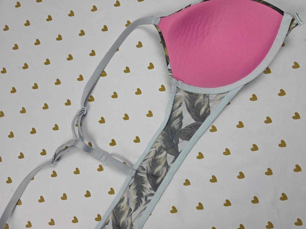 Victorias Secret PINK Front Close Palm Racerback Bra 32C Push Up