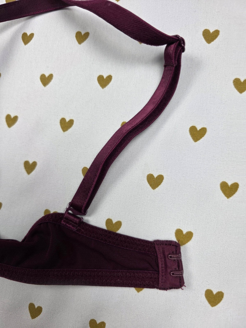 Victorias Secret Pink 34A Maroon Wear Everywhere SUPER Push Up Bra