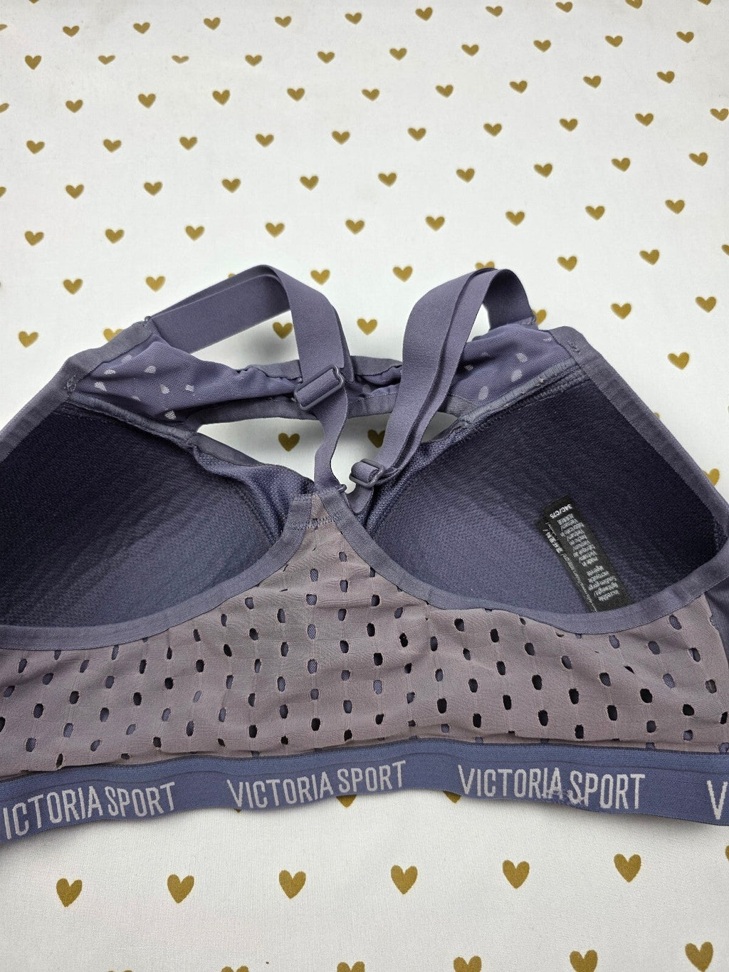 Victorias Secret Grey INCREDIBLE Lightweight Sports Bra Tank Top 34C