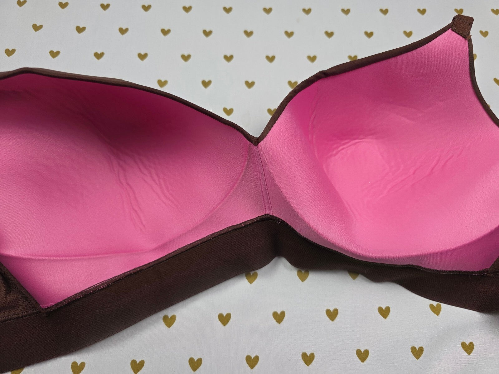 Victorias Secret Pink Brown 40D Wireless No Wire  Wear Everywhere Bra
