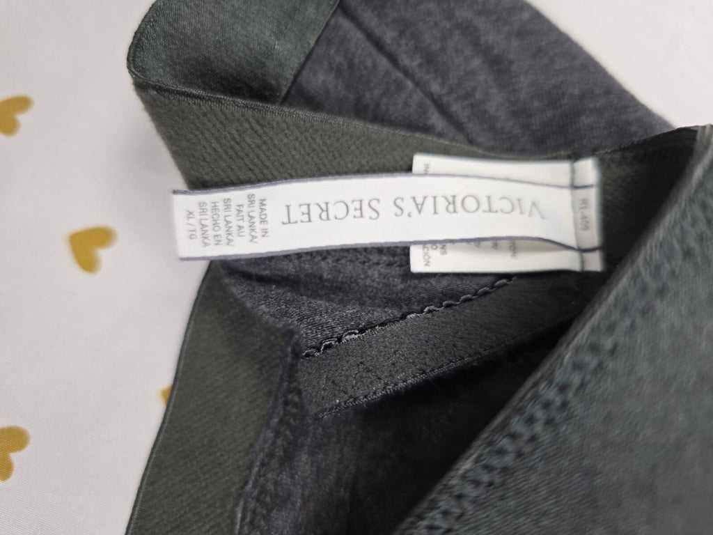 Victorias Secret XL Black strappy Bralette Bra Top Tank
