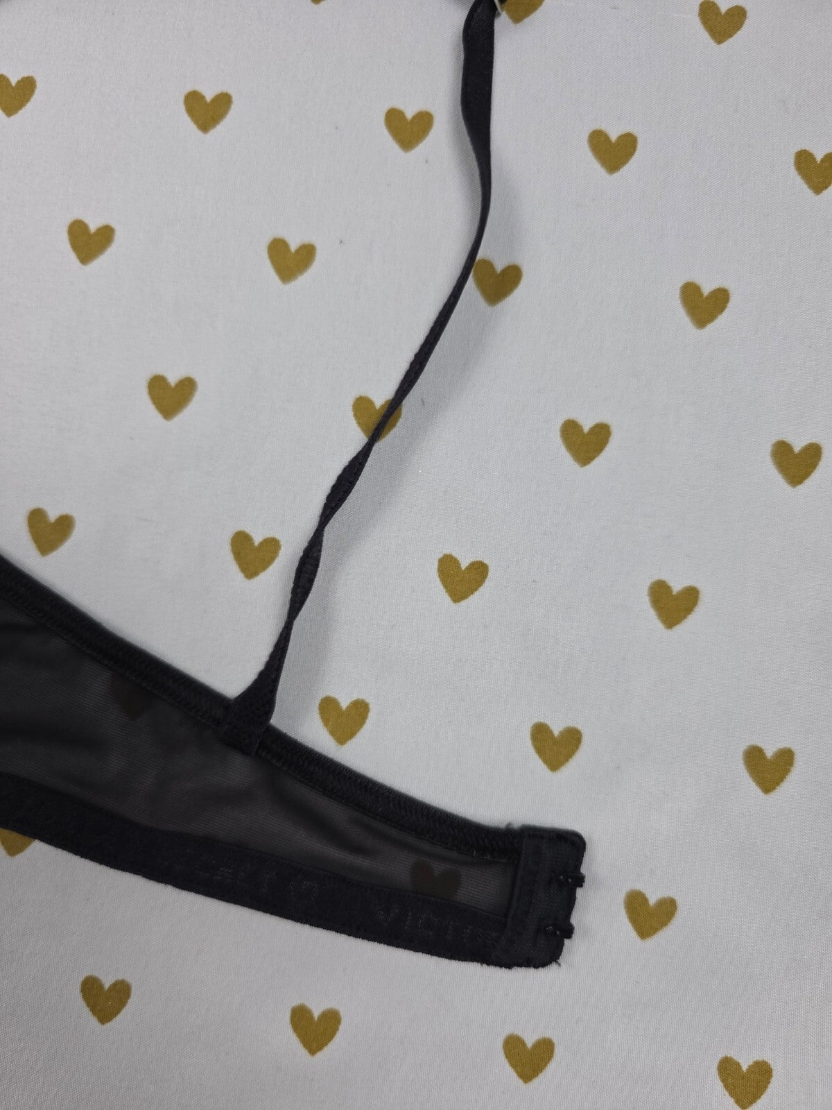 Victorias Secret Vintage Sheer Black Bra 34B Y2k 99 Lounge