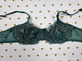 Victorias Secret Green Sexy Lace Dream Angels Push Up Without padding bra 34B
