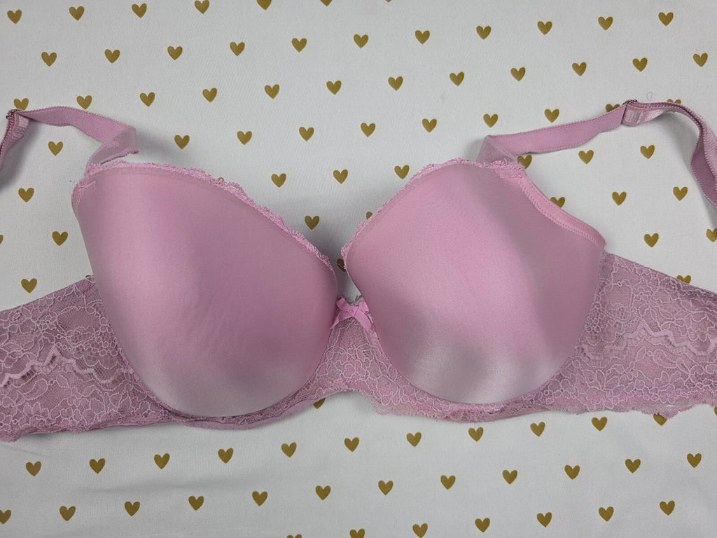 Victorias Secret  Dream Angels Lined Demi Balconette Bra Lace 34DDD