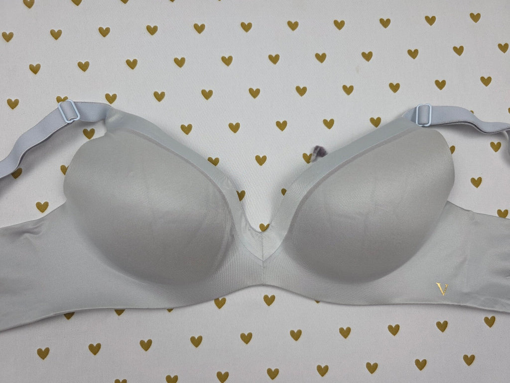Victorias Secret Blue Wireless No wire Perfect Shape Bra 34B