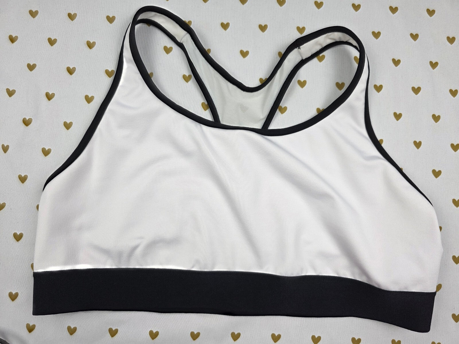 Victorias Secret White Sports Bra XL Bralette Bra Top Tank
