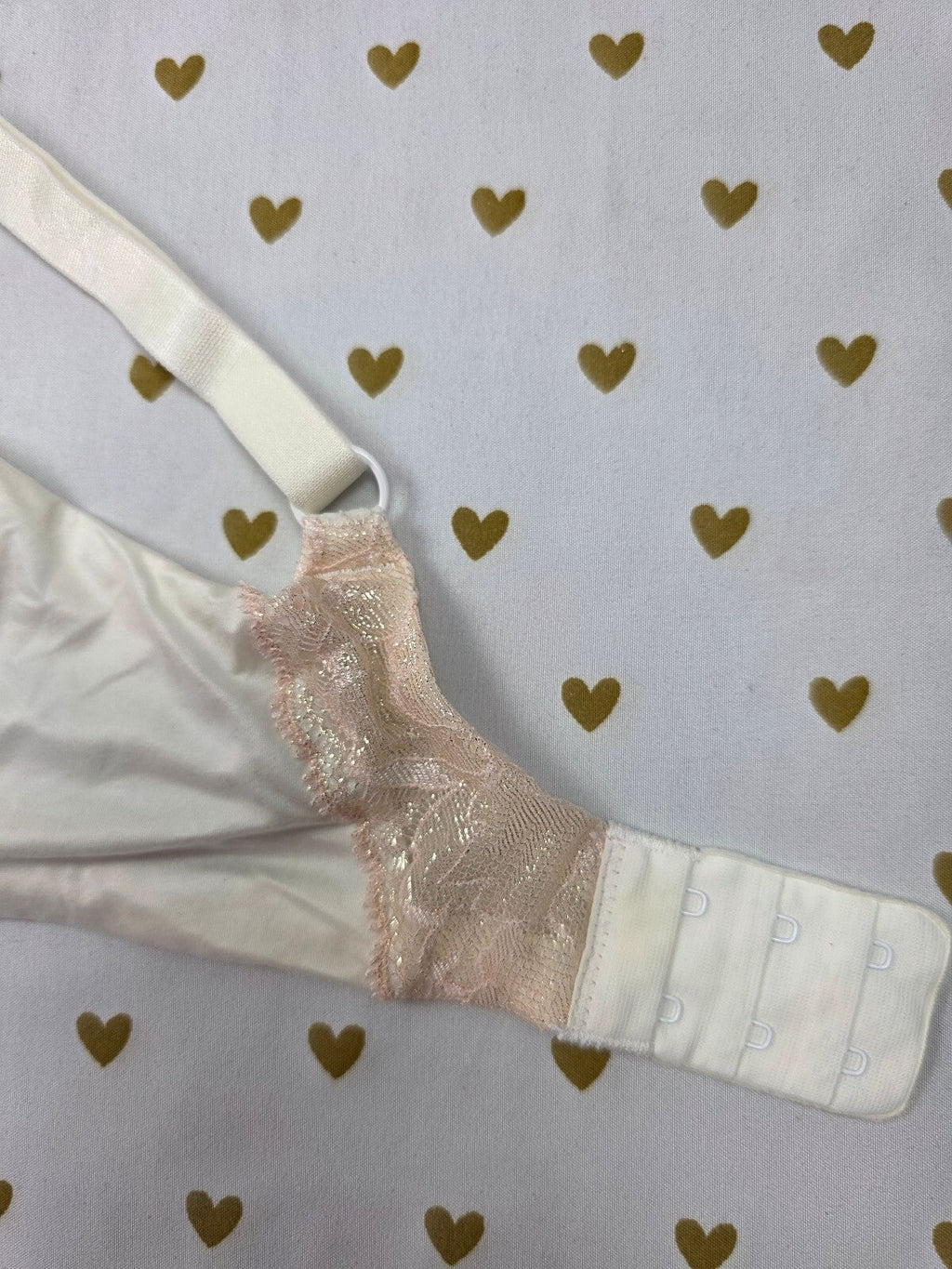 Victorias Secret FABULOUS Plunge Bra 36DD White Satin
