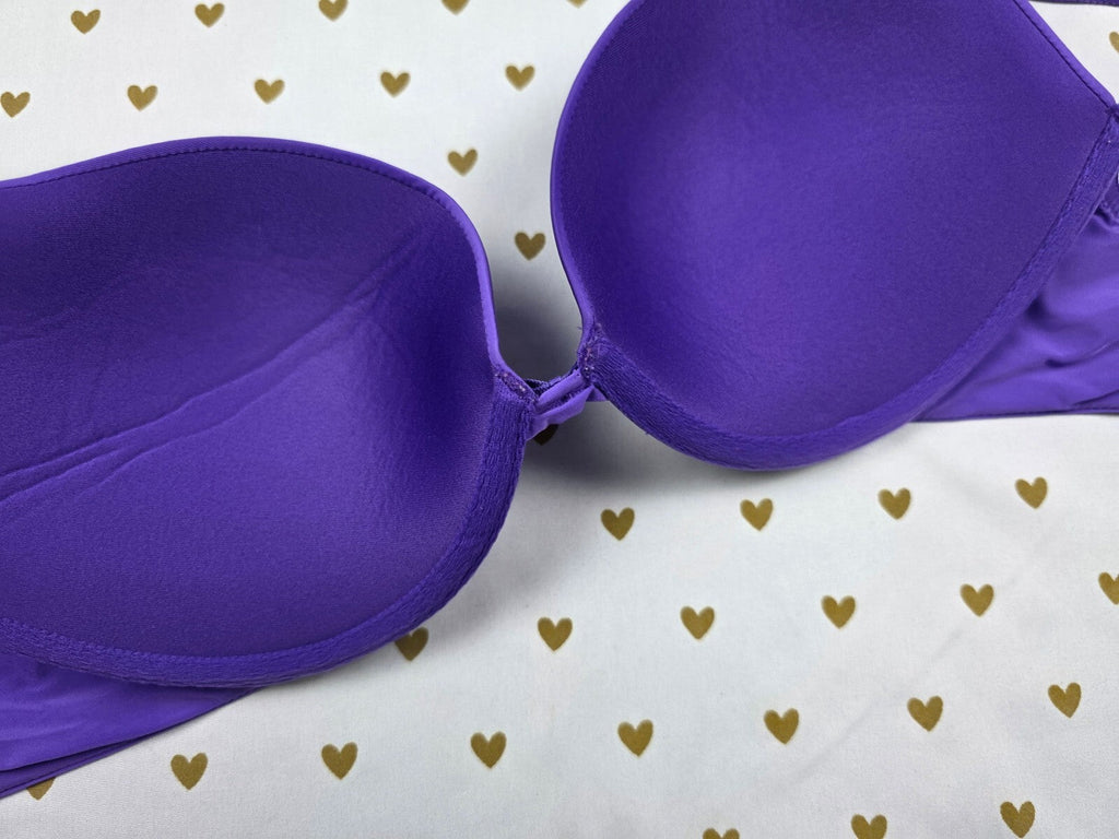 Victorias Secret Purple Soft Push Up Bra 32DD