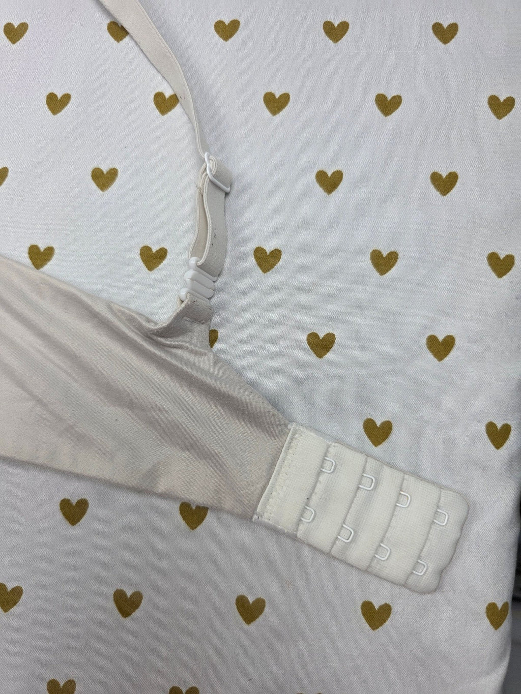 Victorias Secret White Lined Demi Balconette Bra 34D