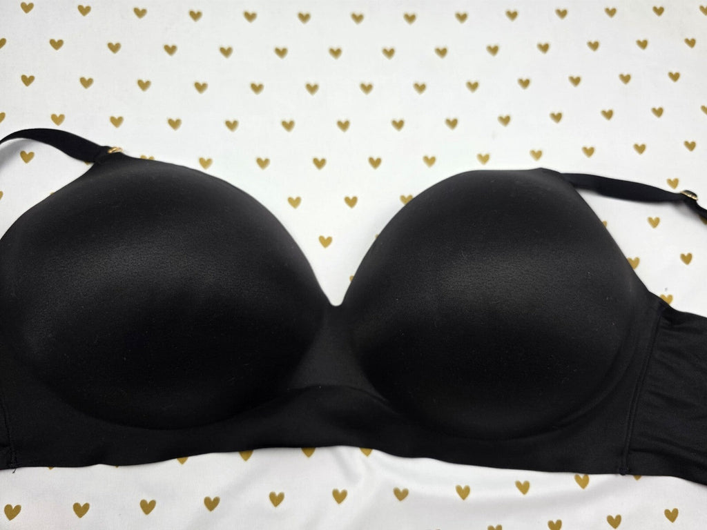 Victorias Secret Black Wireless 42DD Padded No Wire Bra Perfect Shape