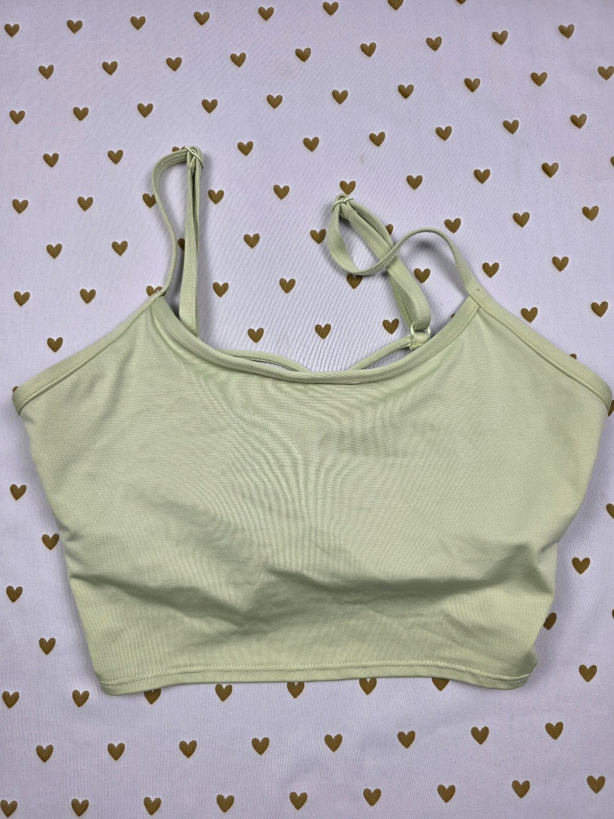 Victorias Secret Pink Active Green XS Sports bra Bralette Bra Top Tank