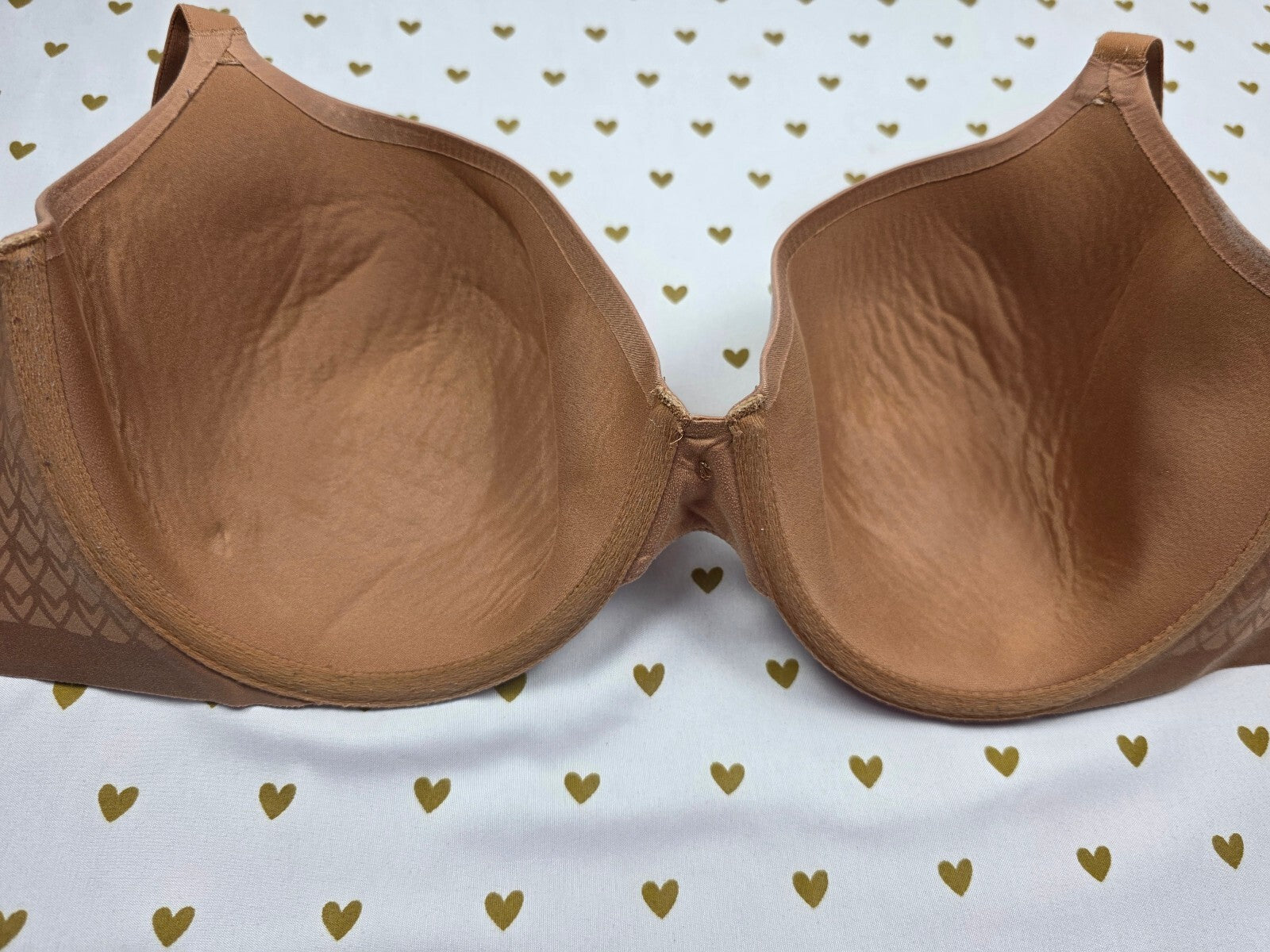 Victorias Secret Brown 38DD Lined Demi Balconette bra