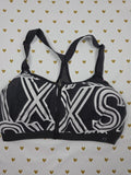 Victorias Secret VSX Logo Supportive Sports Bra Front Close Exercise 34D