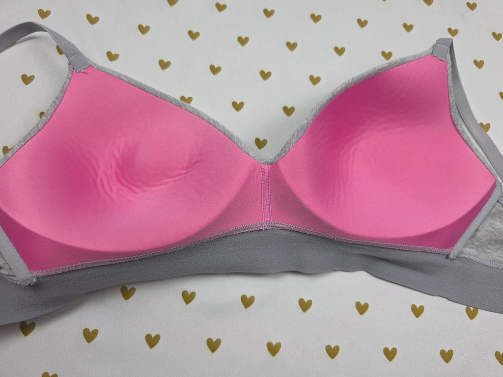 Victorias Secret PINK Wireless No Wire Grey 36B Wear Everywhere Bra