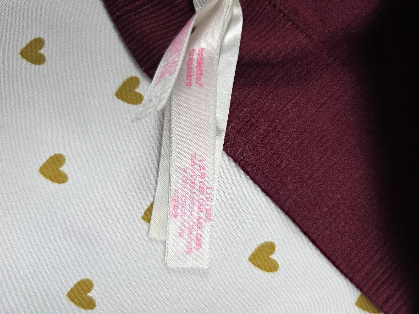 Victorias Secret Pink Red Stretch Large Bralette Bra Top Tank