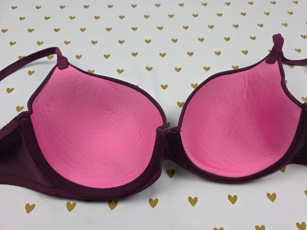 Victorias Secret PINK Purple 36B Wear Everywhere Lightly Lined Bra