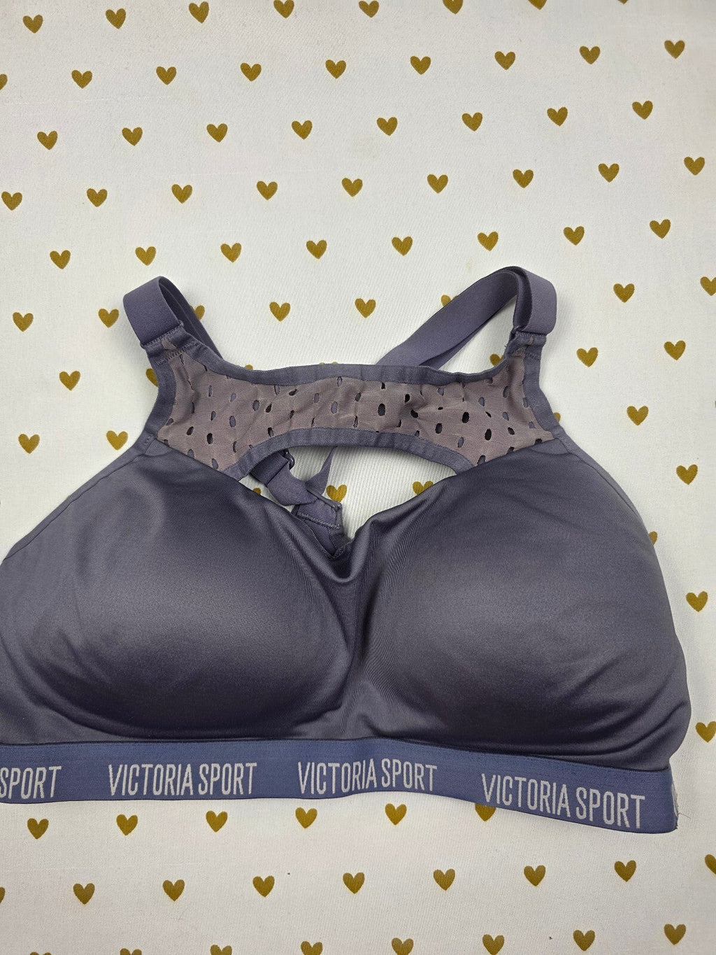 Victorias Secret Grey INCREDIBLE Lightweight Sports Bra Tank Top 34C