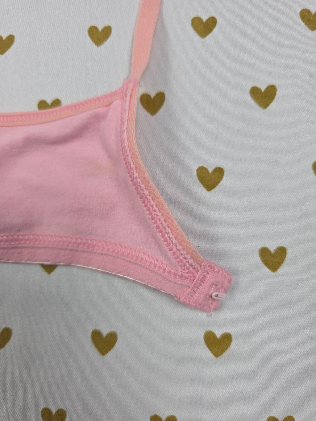 Victorias Secret Vintage Cotton 34C Lightly Lined Lounge bra PINK