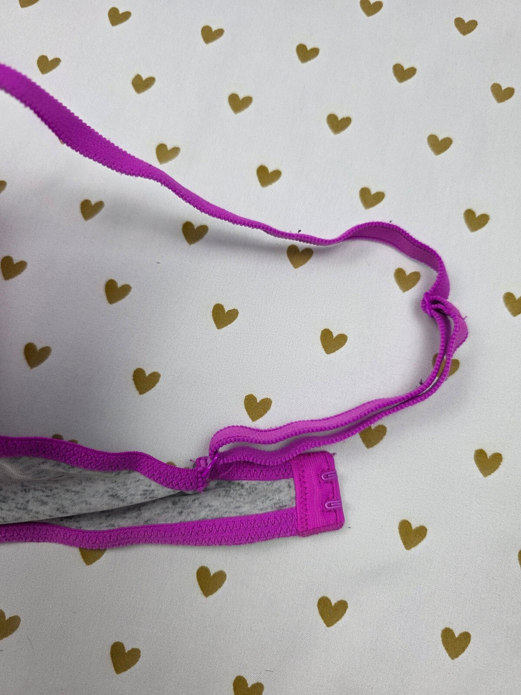 Victorias Secret  PINK Purple Logo Bra Wear Everywhere Push Up 32D