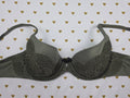 Victorias Secret Green 34C Unlined Demi Balconette Bra