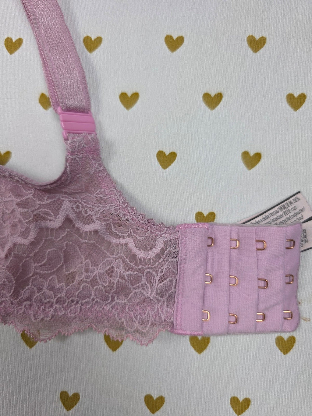 Victorias Secret  Dream Angels Lined Demi Balconette Bra Lace 34DDD