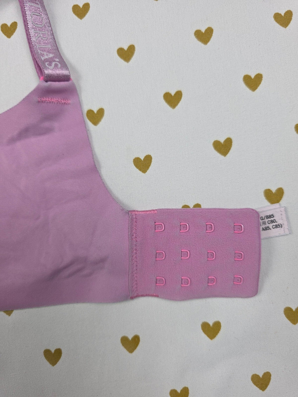 Victorias Secret Stretchy Pink Large Lightly Lined Bralette Bra Top Tank