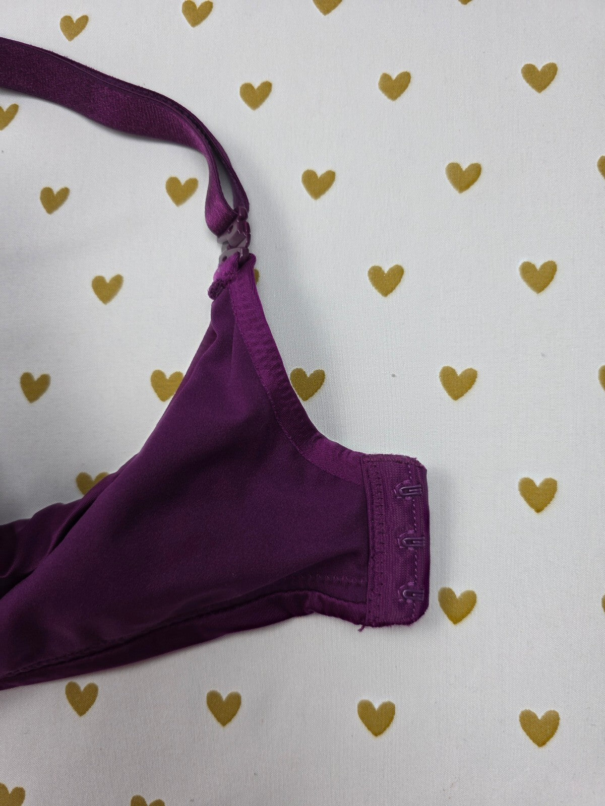 Victorias Secret Purple SO OBSESSED Padded WIreless No Wire bra 38D