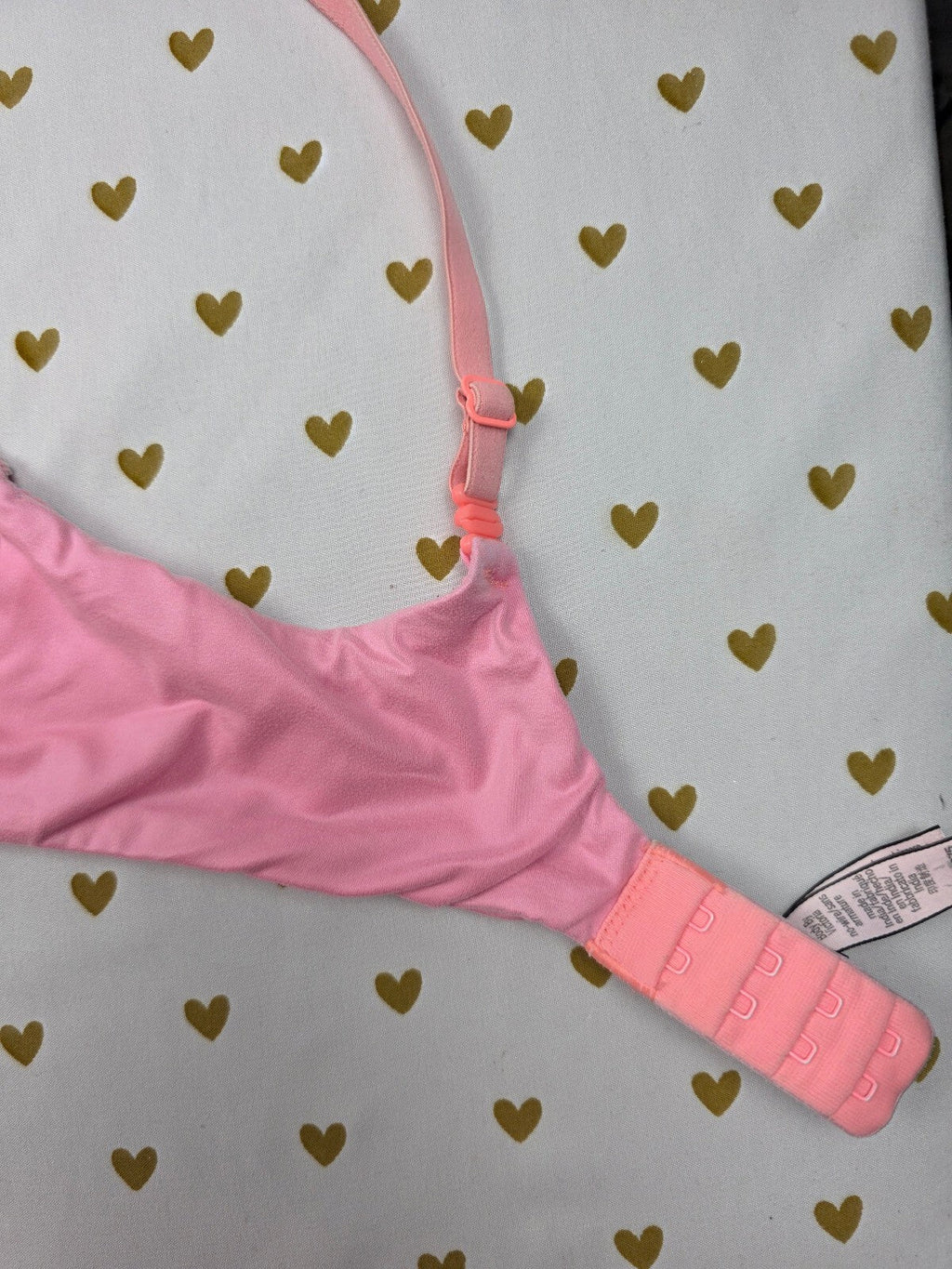Victorias Secret Neon Pink Wireless No Wire Bra 34C