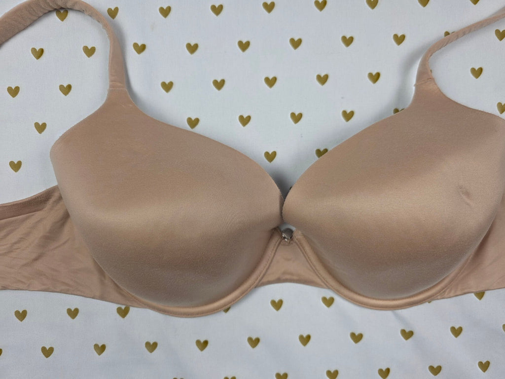 Victorias Secret beige Lined Perfect Coverage Bra 36D