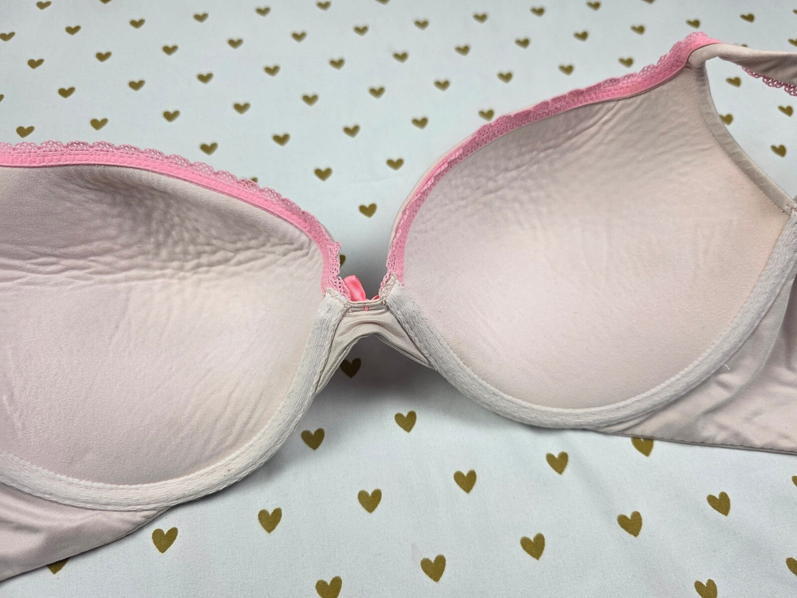 Victorias Secret Neon Accent Push Up Bra 36D