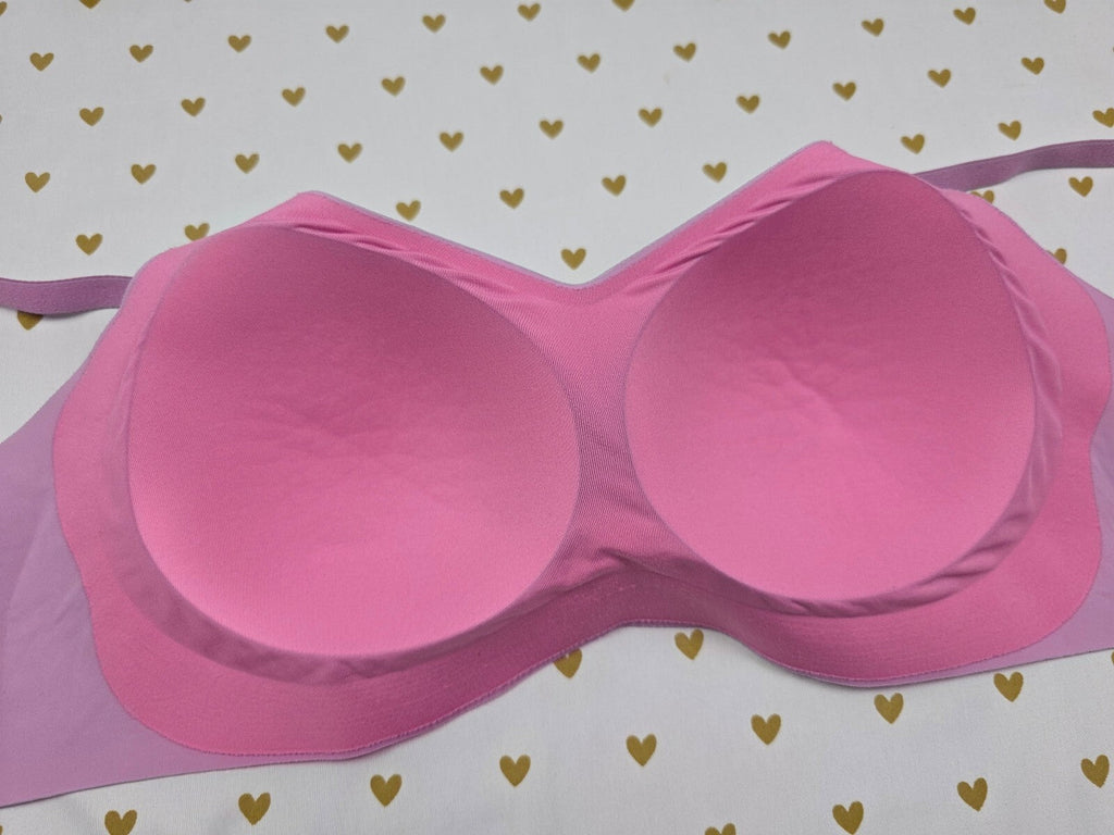 Victorias Secret Stretchy Pink Large Lightly Lined Bralette Bra Top Tank