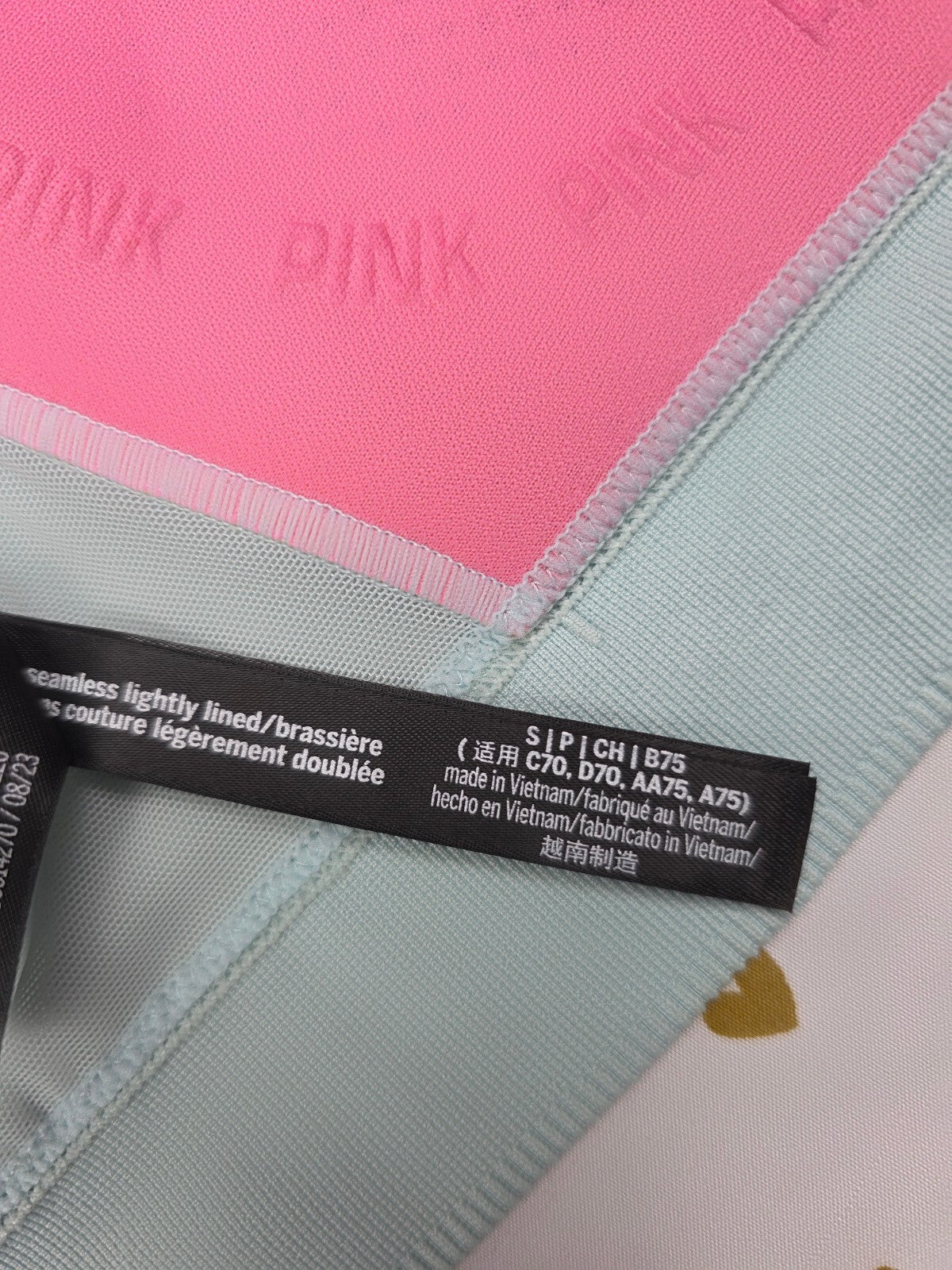 Victorias Secret  Seamless Lightly Lined Sports Bra Tank top SMALL