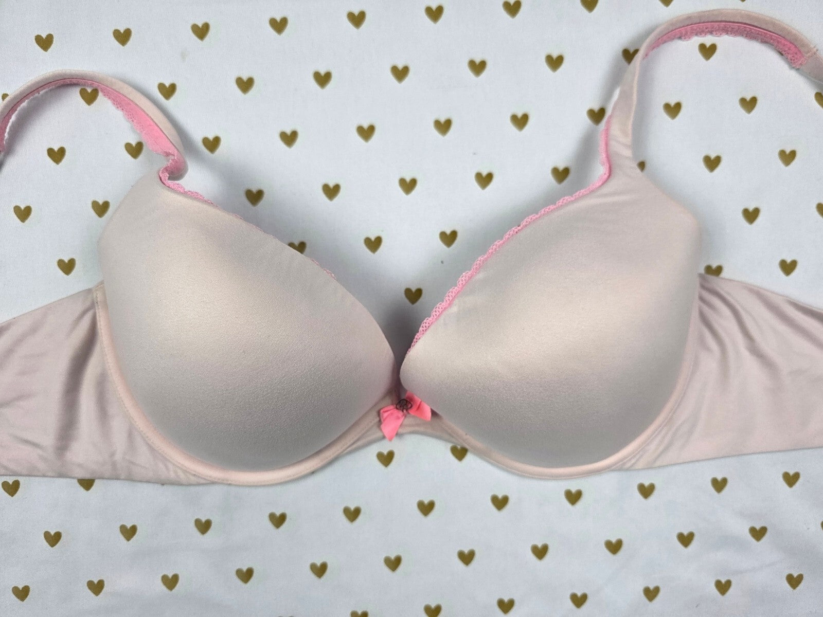 Victorias Secret Neon Accent Push Up Bra 36D