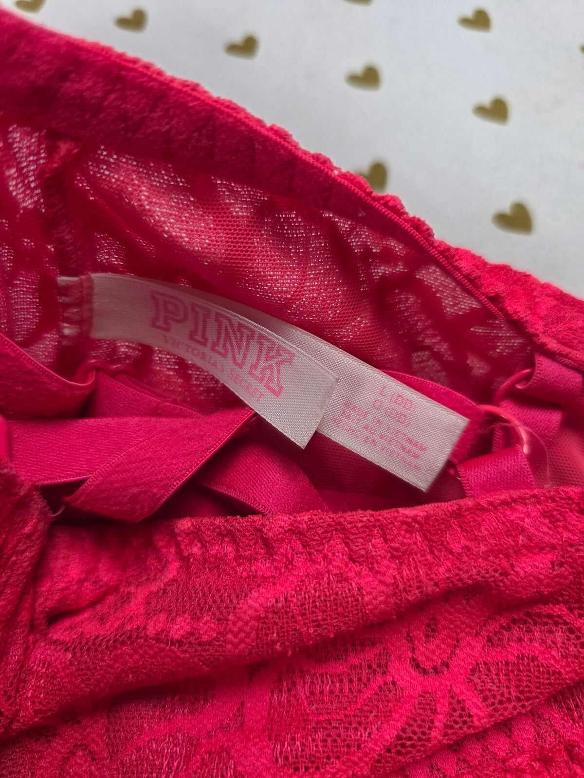 Victorias Secret Pink Formed Cup Large DD Bralette Bra Top Tank