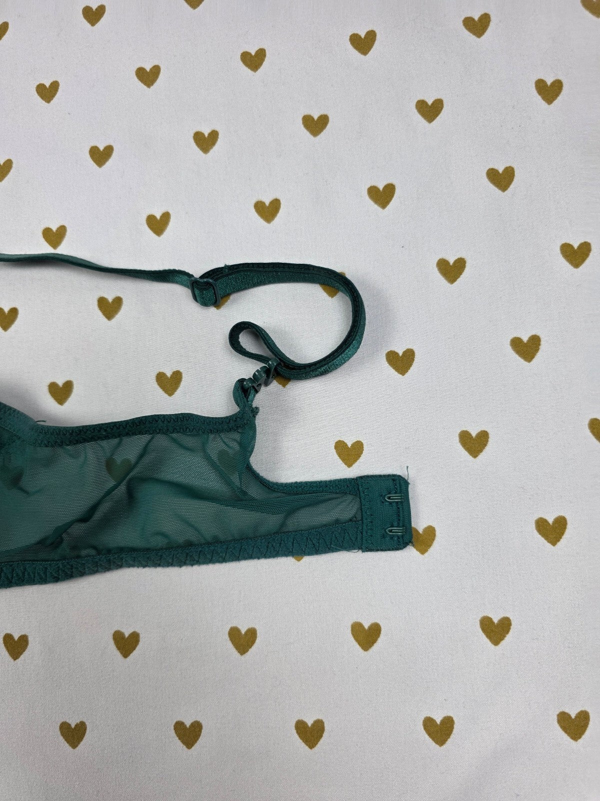 Victorias Secret Green Sexy Lace Dream Angels Push Up Without padding bra 34B