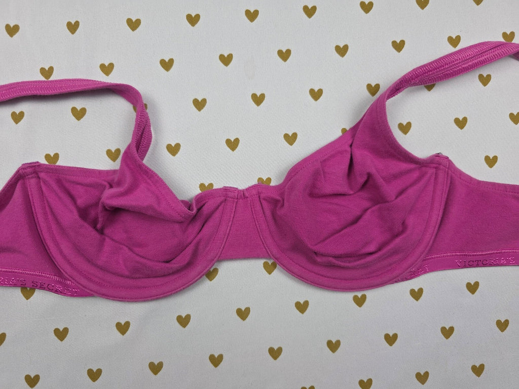 Victorias Secret Vintage Cotton Lounge 36B Lightly Lined Bra