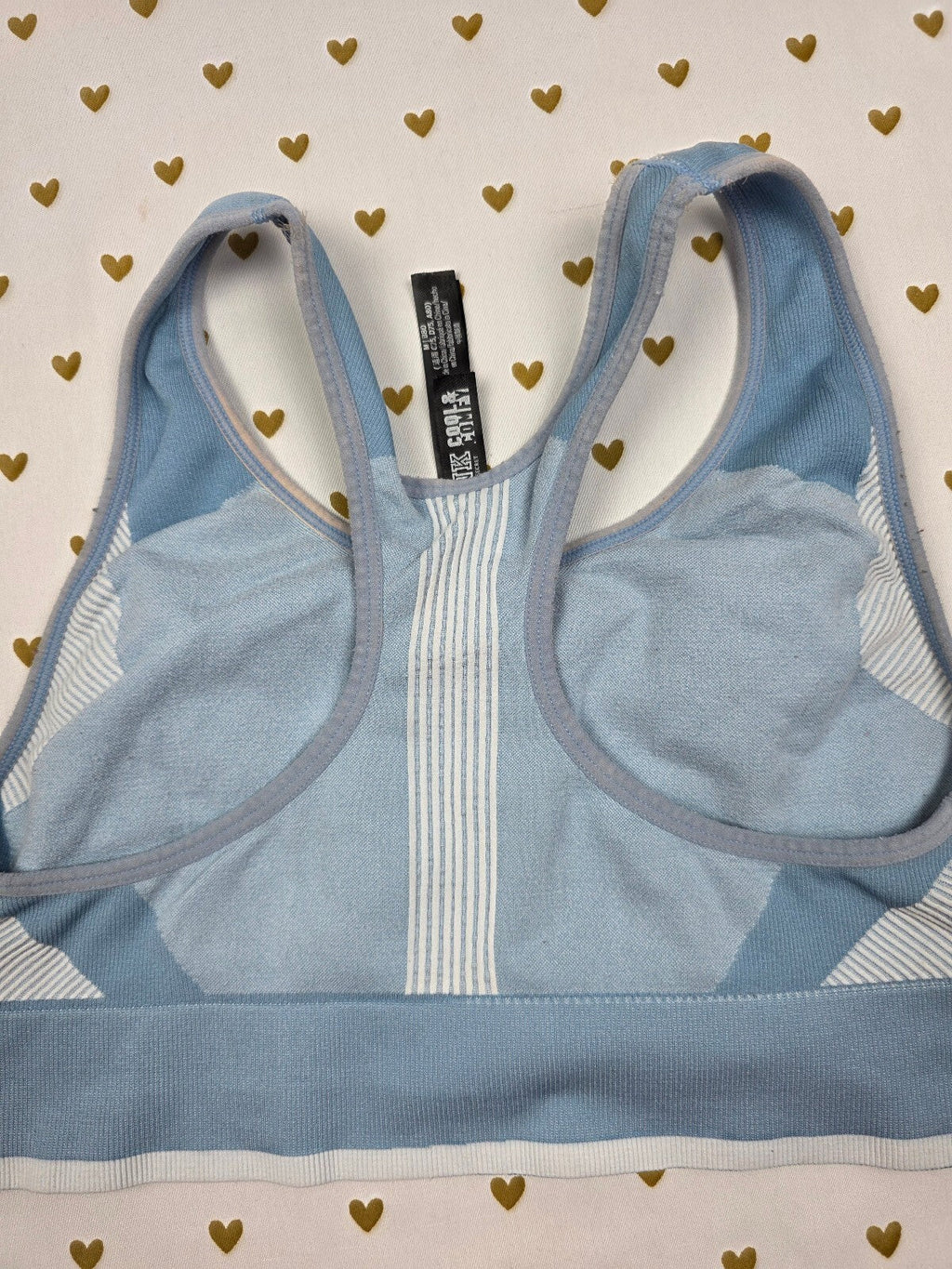 Victorias Secret Pink Cool Comfy Sports Bra MEDIUM Bralette Bra Top Tank