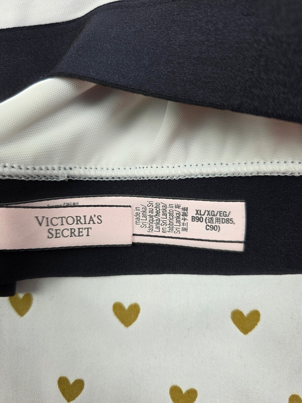 Victorias Secret White Sports Bra XL Bralette Bra Top Tank