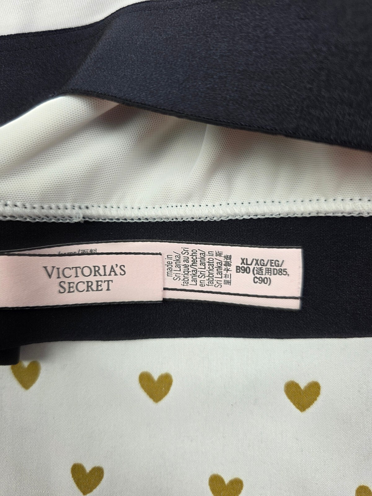 Victorias Secret White Sports Bra XL Bralette Bra Top Tank