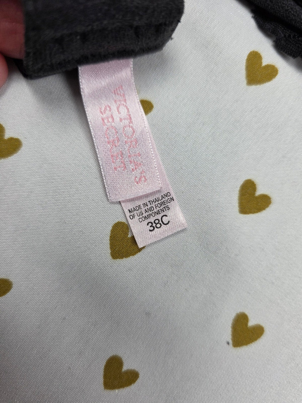 Victorias Secret Vintage Y2k Black 38C Push Up Bra