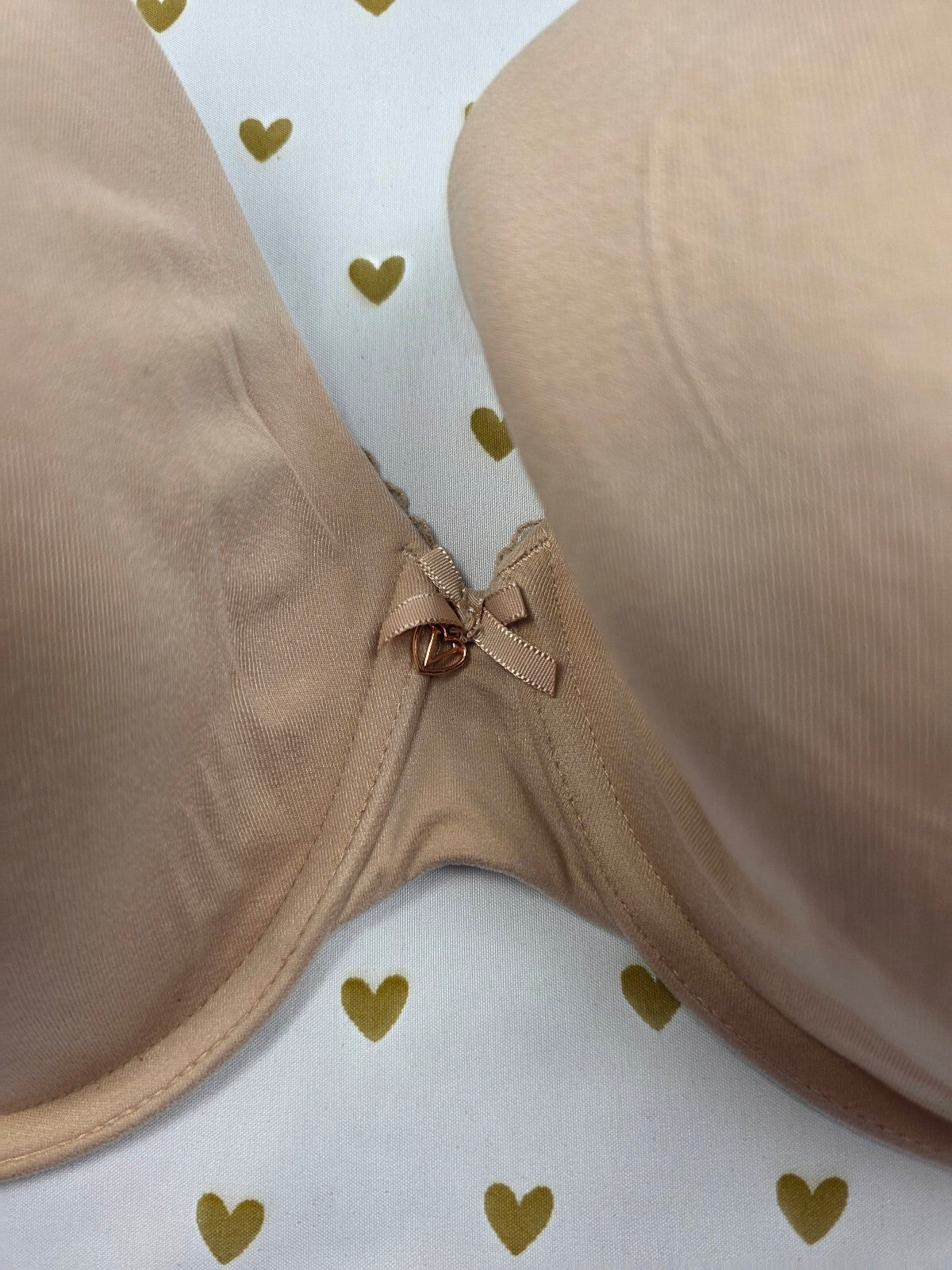 Victorias Secret Beige Lined Perfect coverage bra 38DDD