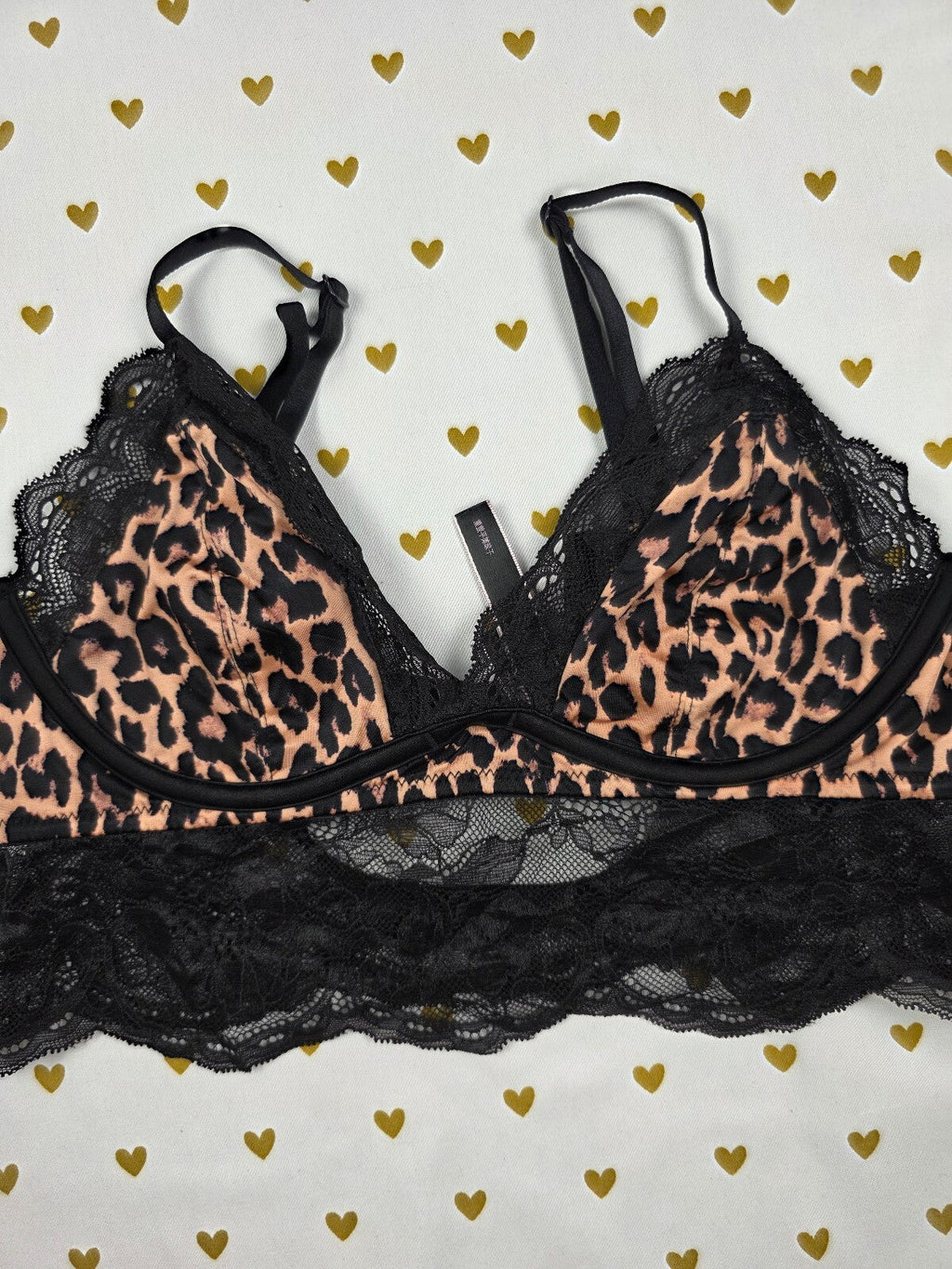 Victorias Secret Cheetah Leopard Soft Sexy Bralette Tank Top SMall