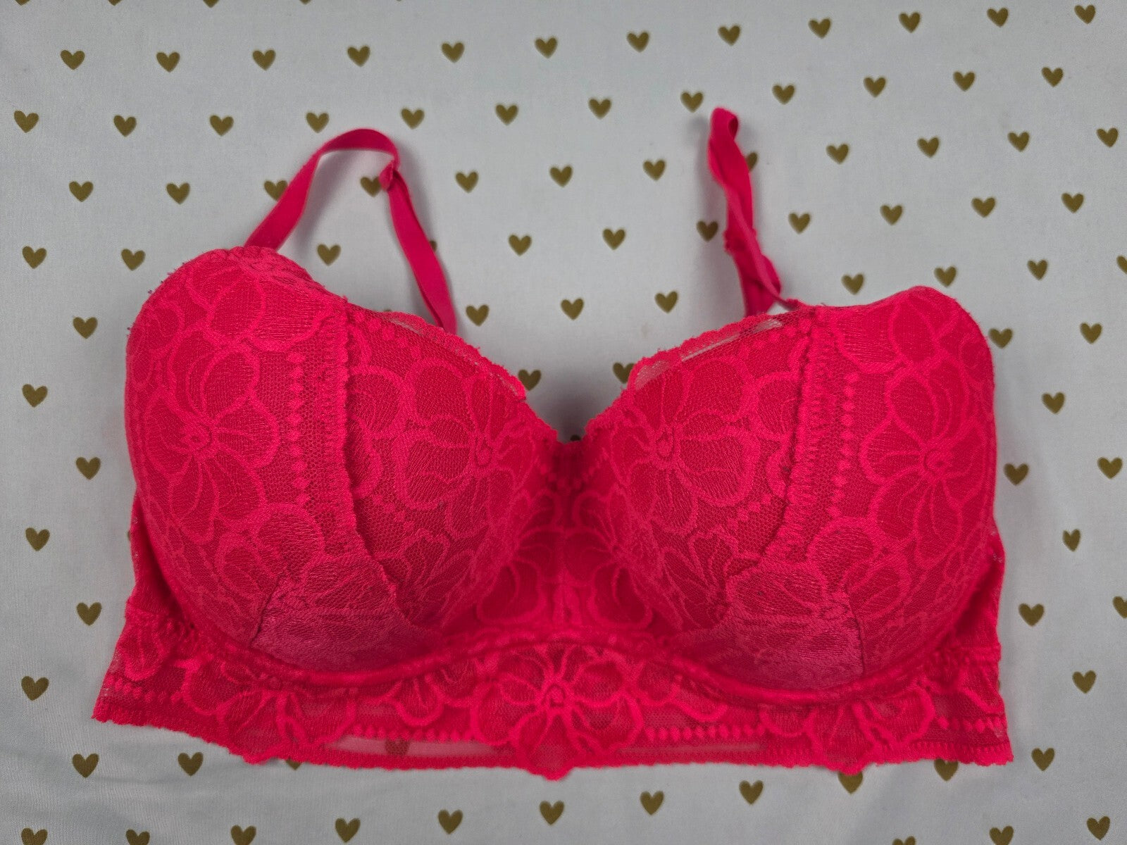 Victorias Secret Pink Formed Cup Large DD Bralette Bra Top Tank