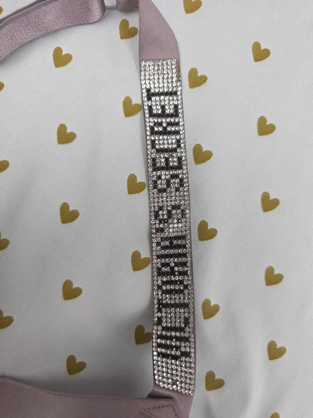 Victorias Secret Bling Strap Satin Bra Very Sexy Push Up 34DD