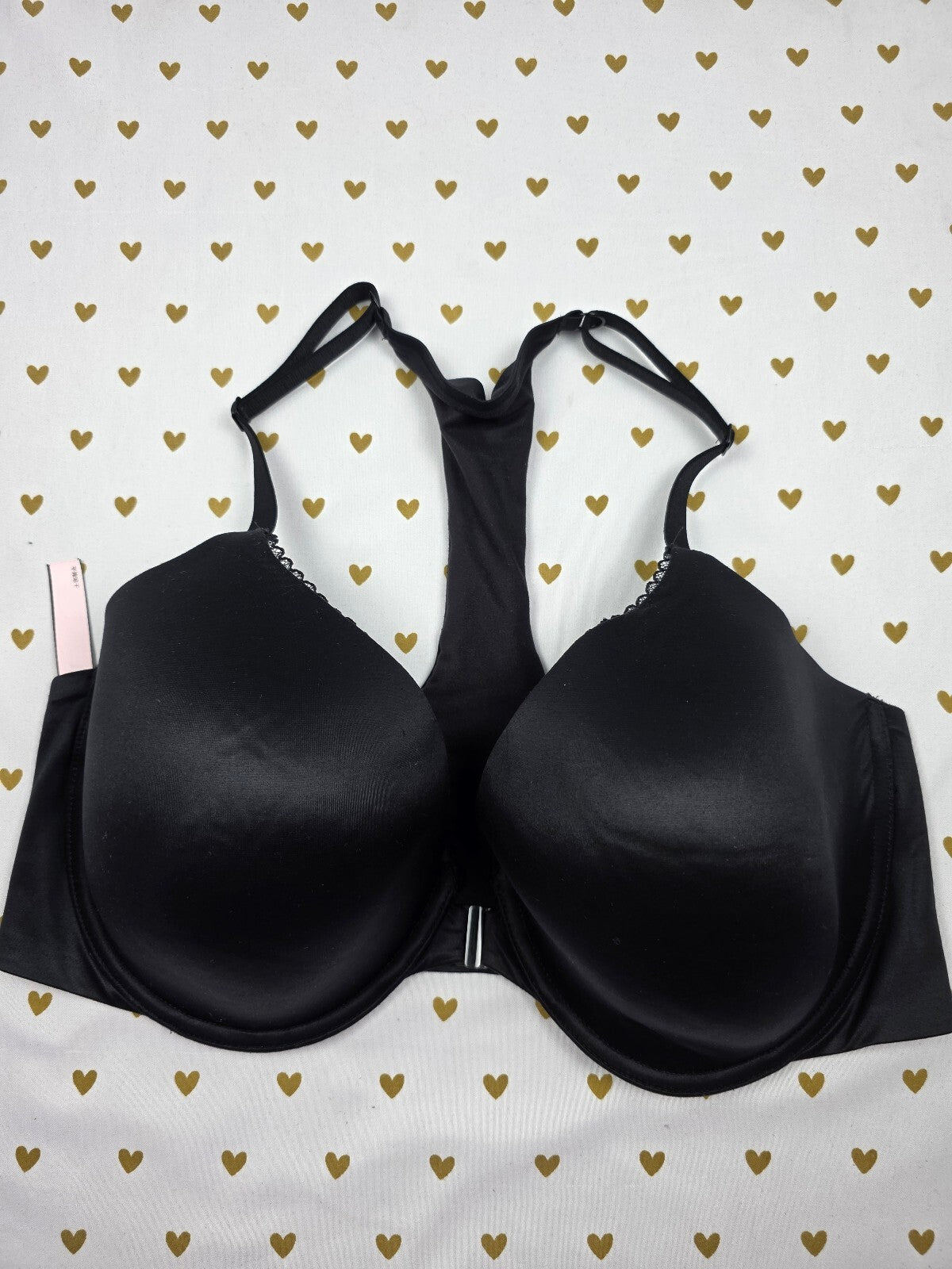 Victorias Secret Front Close Racerback Lined Perfect Coverage Bra 38DD