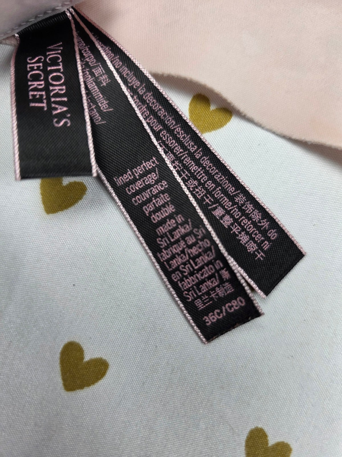 Victorias Secret Soft Stretchy Lined Perfect Coverage Bra 36C