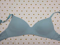 Victorias Secret Wireless No Wire Blue T shirt Lightly Lined Bra 34D