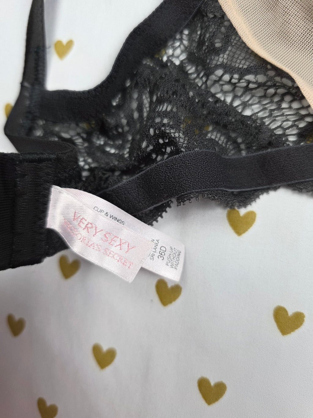 Victorias Secret Vintage Very Sexy Push Up Without padding 36D Bra